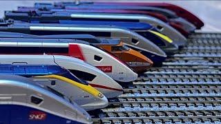 Ultimate High Speed Trains Compilation  N Scale [upl. by Maressa984]