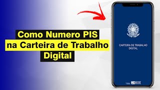 Como Ver Número do PIS na Carteira de Trabalho Digital 2024 [upl. by Ahseela]