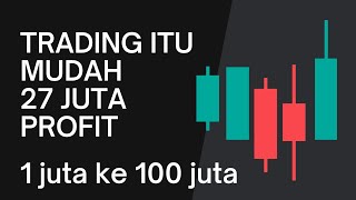 Trading Mudah 27 Juta di Quotex [upl. by Nnaharas68]