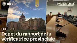 La vérificatrice provinciale dépose son premier rapport [upl. by Aihtekal]