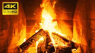 🔥 The Best Burning Fireplace 4K 10 HOURS with Crackling Fire Sounds NO MUSIC Close Up Fireplace 4K [upl. by Odlanyer]