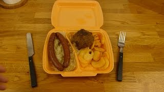 Mago  Fried Potatoes  Meatball  Knacker Sausage  Sauerkraut [upl. by Nesyaj]