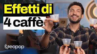 Ho bevuto 4 caffè tutti insieme gli effetti della caffeina sul corpo umano e sul cervello [upl. by Janos]