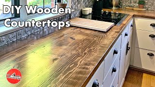 DIY Wooden Counter Top [upl. by Mathis]