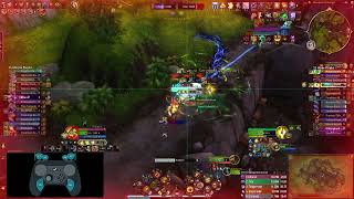 WoW Dragonflight Steam Controller PVP  Deepwind Dunk Ret Paladin Gameplay [upl. by Euqinay]