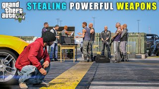 GTA 5  STEALING POWERFUL WEAPONS FROM LOST GANG  BB GAMING [upl. by Eiralav]