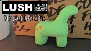 LUSH Dinosaur In A Crisis Review  Softly Spoken ASMR [upl. by Urbai458]