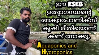 AquaponicsAquaponics and Hydroponics റിവേഴ്സ് രീതിയിലുള്ള അക്വാപോണിക്സ് കൃഷി രീതി കാണാം [upl. by Meade]