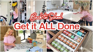 Get it All Done  Back to School All Day Clean  Sort my Life Out [upl. by Ailima]