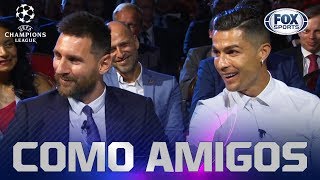 La convivencia que tuvieron Messi y Cristiano [upl. by Hughett]