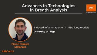 Pierre Hugues Stefanuto  The Breath Biopsy Conference 2022 [upl. by Ivar]