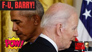 🔴 Biden’s Last Stand amp Royal FU to Obama Defying Barry and the Dems With Kanala Endorsement [upl. by Petrick]