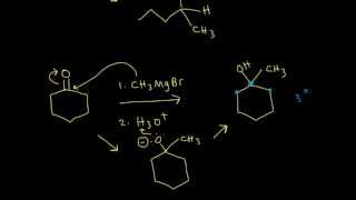 Synthesis of alcohols using Grignard reagents I  Organic chemistry  Khan Academy [upl. by Eisnyl]