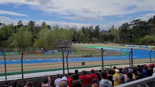 2022 Imola F1 GP  FP2 from Acque Minerali  General Admission Prato [upl. by Kanal]