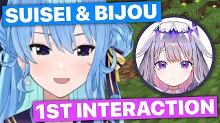 Suisei’s 1st Interaction With Bijou Hoshimachi Suisei amp Koseki Bijou  Hololive Eng Subs [upl. by Rihaz]