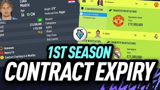 FIFA 22 FIRST SEASON CONTRACT EXPIRY PLAYERS [upl. by Yolanda]