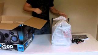 Unboxing the Corsair SP2500 HighPower 21 PC Speaker System [upl. by Kira480]