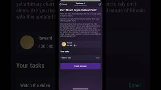 Dont Miss it Crypto Holders Part 2 code tapswap💰✅ [upl. by Ellinehc]