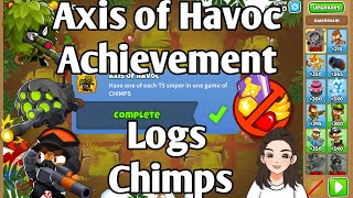 Axis of Havoc Achievement  Logs CHIMPS Tutorial NO MK [upl. by Pillsbury]