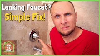 How To Fix A Leaking or Dripping Shower Head or Bathtub Faucet [upl. by Renba]