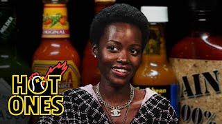 Lupita Nyong’o Feels Every Emotion While Eating Spicy Wings  Hot Ones [upl. by Sedrul]