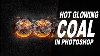 PHOTOSHOP Create hot glowing coals  magma  TIGERFISH TUTORIALS  Cord Elsner [upl. by Eitak819]