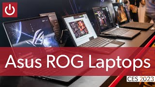 Asuss CES 2023 ROG Laptop Lineup [upl. by Seaton]