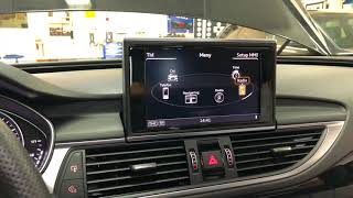 Original Audi A6  A7 4G CarPlay aktivering kodning  installation i MMI navigation [upl. by Gaskin623]