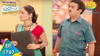 Taarak Mehta Ka Ooltah Chashmah  Episode 1707  Full Episode [upl. by Maryellen]