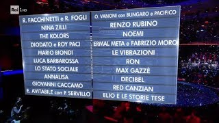 I 20 Campioni di Sanremo 2018 [upl. by Sholley]