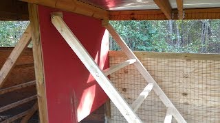 Adding more roosting space to the chicken coop [upl. by Dnob]