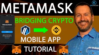 HOW TO BRIDGE CRYPTO USING METAMASK  MOBILE APP  TUTORIAL  BRIDGING CRYPTO [upl. by Packer]