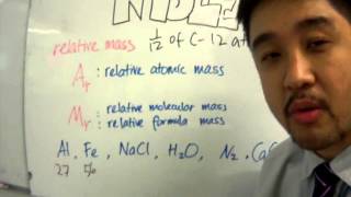 IGCSE Chemistry Mole Concept Lesson 2 Relative Mass [upl. by Aiyotal]