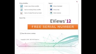 DOWNLOAD EVIEWS 12 SECARA GRATIS DAN MUDAH [upl. by Yrollam]