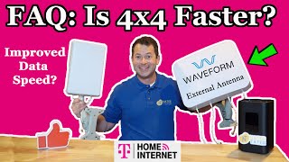 ✅ How Much Faster Is 4x4 vs 2x2 MIMO External Antenna On TMobile 5G Home Internet  FAQ 2 [upl. by Tirrej367]