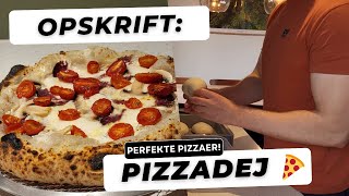 Den perfekte pizzadej  simpel opskrift både med og uden surdej [upl. by Gilder]