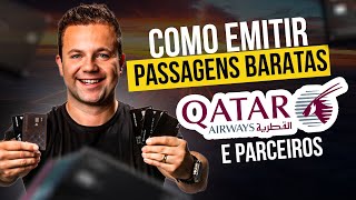 ✈️ COMO EMITIR PASSAGENS BATATAS COM MILHAS DA QATAR E PARCEIROS [upl. by Anicart]