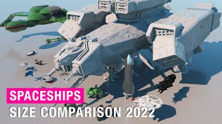 Starship Size Comparison 2022 [upl. by Airdnahc]