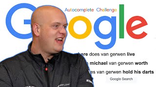 Michael van Gerwen Answers the Webs Most Searched Questions  Autocomplete Challenge [upl. by Bury]