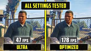 GTA 5  Increase FPS by 278  Performance Optimization Guide  Optimized Settings [upl. by Yahs]