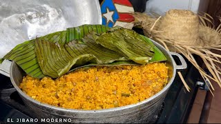 HACIENDO LA RECETA DE ARROZ CON GANDULES APASTELAO FAVORITA DE TODOS EN PUERTO RICO EN NAVIDAD [upl. by Emile]