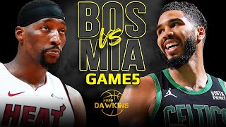 Boston Celtics vs Miami Heat Game 5 Full Highlights  2024 ECR1  FreeDawkins [upl. by Attey492]