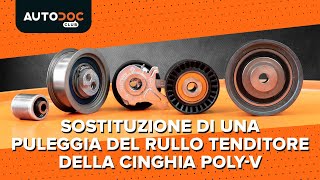 Come cambiare una puleggia del rullo tenditore della cinghia PolyV VIDEO TUTORIAL DI AUTODOC [upl. by Asaert]