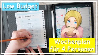 Food Planner l low budget l Wochenplan erstellen l was koche ich heute l Big Mary [upl. by Suivatal939]