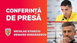 Conferință de presă » Edi Iordănescu și Nicolae Stanciu prefațează partida cu Ucraina [upl. by Asum]