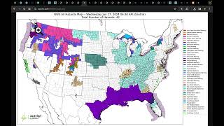 Jan 17 2024 INDEPTH Ice in Pac NW  High Winds  Cold Shot 2 Coming Then Mild  BRA Harvest [upl. by Pierro]