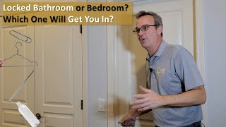 5 Easy Ways to Unlock a Bedroom Door or Unlock a Bathroom Door  Unlock Privacy Lock [upl. by Lilian]