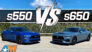 Old vs New  How Does the 2024 Ford Mustang GT Compare to the S550 [upl. by Selle681]