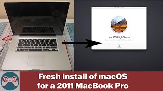 How to Install a Fresh macOS on a 2011 MacBook Pro  new SSD [upl. by Abdulla]