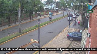 Puerto Iguazú en vivo Cámaras en el centro de la ciudad envivo live iguazu [upl. by Aldridge639]